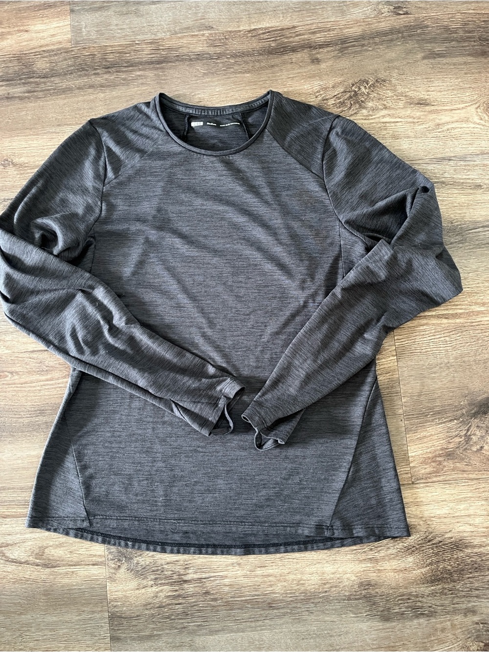 REI Co-op Women's Active Pursuits Space-Dye Long-Sleeve Shirt Gray Medium